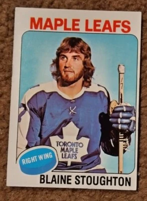 1975-76 Topps Hockey Blaine Stoughton Card #265 In Ex Condition - Image 1 of 2