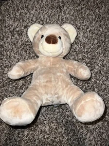 Build a Bear Plush Velvet Hugs Teddy Tan Asthma Allergy Friendly Soft Sits 14" - Picture 1 of 15