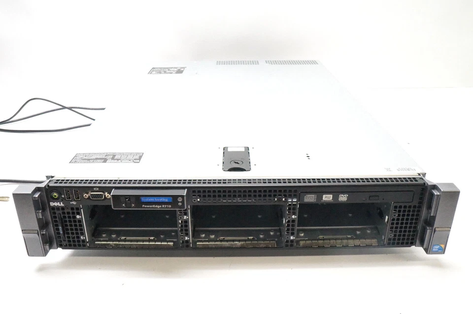 Dell PowerEdge R710 Rack Server 6GB x2 E5506 2.13 GHz Service Tag HZTQ3P1  - Image 1 of 4
