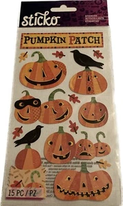 Sticko 52-00353 Pumpkin Patch Stickers 15 Stickers - Picture 1 of 5