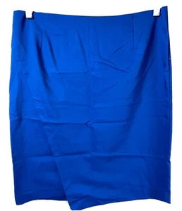 LANE BRYANT Royal Blue Double Weave Stretch Pencil Skirt SIZE 16 Cute! - Picture 1 of 7