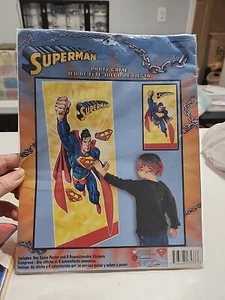 SUPERMAN PIN THE TAIL ON THE DONKEY PARTY GAME  DC WARNER HALLMARK - Picture 1 of 6