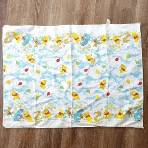 Vintage Disney Winnie the Pooh 100 Acre Wood Baby Receiving Blanket 38"x 28" HTF - Picture 1 of 13