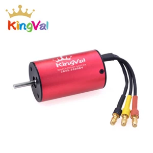 KingVal 2845 2600/3100/5900KV Waterproof Brushless Motor 3.175mm for 1/14 RC Car - Picture 1 of 15