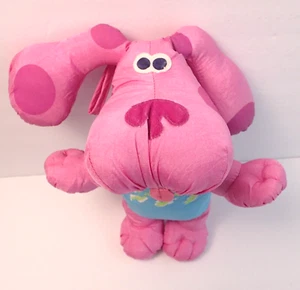 Vintage 1999 Fisher Price Bath Time Pink Nylon Magenta Plush Blues Clues 8" - Picture 1 of 7
