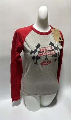 Camiseta para mujer Trunk LTD The Cars 1980 Tour M vintage gris jaspeado/rojo pequeña Foto 1 de 4