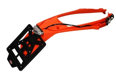 RTECH Support de Plaque D'Immatriculation Compatible À KTM HT Xc-W 125 250 - Photo 1/4
