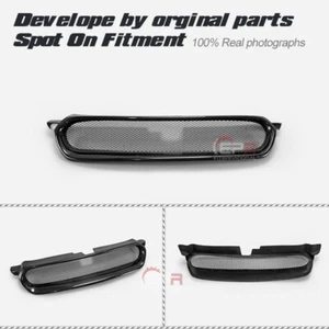For Subaru BL BP 04-06 Legacy Carbon Fiber Front Grill Grille Mesh Trim Cover - Picture 1 of 11
