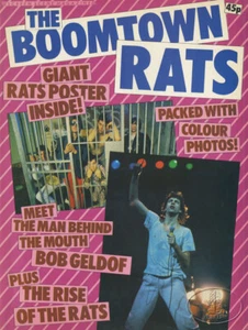 BOOMTOWN RATS 1979 RIVISTA E POSTER PIEGHEVOLE - Foto 1 di 1