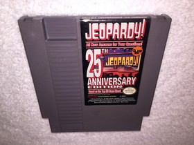 Jeopardy 25th Anniversary Edition (Nintendo Entertainment System, NES) Game Exc!