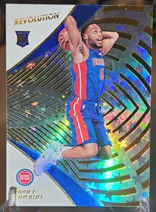 Bruce Brown 2018-19 Panini Revolution Astro Rookie RC #112 Detroit Pistons - Picture 1 of 2