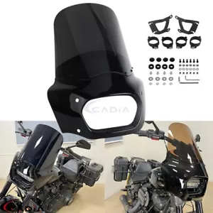 Carenado estilo club para Harley Fat Bob FXFB FXFBS 2018-2024 con kit de parabrisas de 15" - Imagen 1 de 11