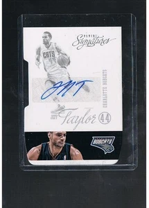 2012/13 PANINI SIGNATURES Die Cut auto JEFF TAYLOR #32 BOBCATS / VANDERBILT - Picture 1 of 1