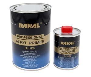 SET Ranal 10308-1+10309 penna stilografica acrilica 3:1 HS Professional grigio 1,34 L | Grundieru - Foto 1 di 9