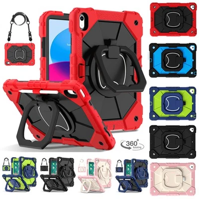 Heavy Duty Rotating Stand Case Cover For iPad 6 /7th/8th/9th Gen Christmas Gifts - Image 1 of 4