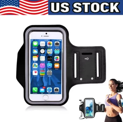 Waterproof Armband Case Sports Running Exercise Arm Band Phone Holder KeyBag LOT - Image 1 of 4