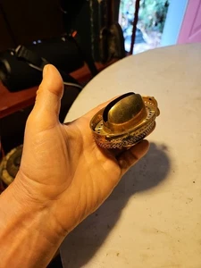 Antike HB&H PINAFORE Petroleumlampe Brenner oval gut verarbeitet sieht ungezündet aus - Bild 1 von 17