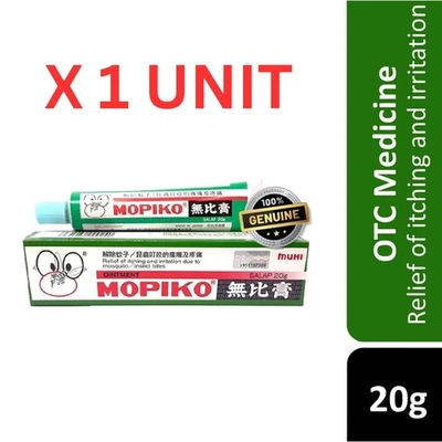 MOPIKO Ointment Soothe Insect Mosquito Bites Stings Relief Itching Cream 20g x 1 - Image 1 of 4