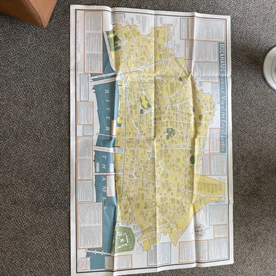 Historical Map Of London. 1960.  Duckhams  - Image 1 of 4