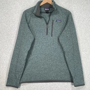 Patagonia Better Sweater M grün Outdoor Wandern Langarm 1/4 Zip Pullover - Bild 1 von 8
