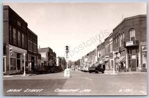 K26/ Cameron Missouri RPPC Postcard c1940-50s Main Street Stores 204 - Picture 1 of 4
