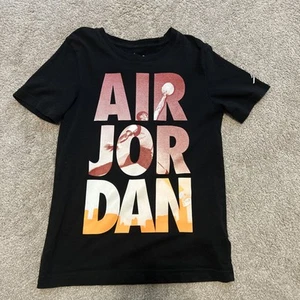 Boys, Air Jordan, Black Medium T-Shirt - Picture 1 of 2