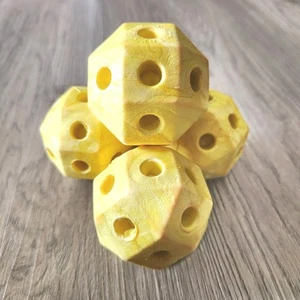 Discovery Kids Yellow Connector Balls Lot Of 4 For Construction Fort Playhouse B - Picture 1 of 10