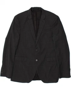 JAEGER Mens 2 Button Blazer Jacket UK 42 XL Grey Wool CD2] - Picture 1 of 3