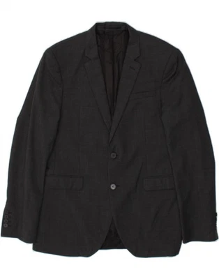 JAEGER Mens 2 Button Blazer Jacket UK 42 XL Grey Wool CD2] - Image 1 of 3