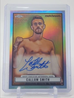 CALLUM SMITH 2024 TOPPS CHROME 1951 TOPPS RINGSIDE REFRACTOR AUTO /150 Q5333 - Image 1 of 2