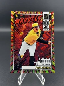 2025 Panini Donruss - Diamond Marvels Paul Skenes #1 Red Xplosion /99 - Picture 1 of 2