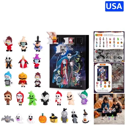 Calendario de Adviento Ecológico Pesadilla Antes de Navidad - 24 Días de Sorpresas Foto 1 de 4