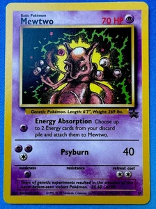 MEWTWO Black Star Promo #14 RARE VINTAGE Pokémon 1999!! - Picture 1 of 17