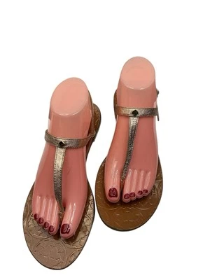 Sandalia Kate Spade Tanga Plana Hebilla Correa al Tobillo Mujer Talla 8M” Foto 1 de 4