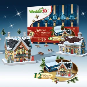 Pueblo de Navidad - Calendario de Adviento - Rompecabezas Wrebbit - Imagen 1 de 1