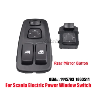 LHD Driver Power Window Switch Mirror Switch For Scania 1445793 / 1863514 - Bild 1 von 12
