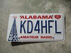 Alabama  Amateur radio license plate #   KD4HFL