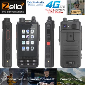4G LTE Android Rugged Smartphone Zello PTT Walkie Talkie Radio W6 Mobile Face ID - Picture 1 of 12