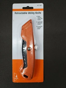 2 Stück einziehbares Allzweckmesser Teppichmesser mit 4 Klingen enthalten - Bild 1 von 9