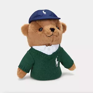 Cubierta para la cabeza del conductor de golf Polo Ralph Lauren Plush Bear - verde - Imagen 1 de 2
