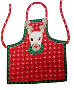 Delantal de Reno Santa Wonderland Tela de Navidad Panel de Costura Nuevo - Imagen 1 de 7