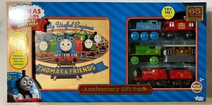 Thomas & Friends Wooden Railway Train Anniversary Pack Percy Caboose Toby James - Picture 1 of 7