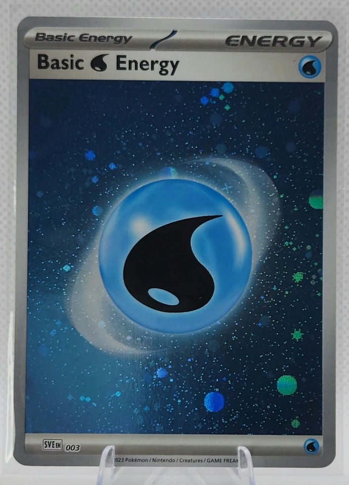 Basic Water Energy (Cosmos Holo) 003 Sv01: Scarlet & Violet Base Set Holo - Image 1 of 1