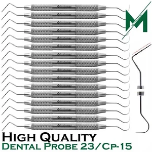 Dental Perio Explorer 23 Probe UNC 15 Hallow Handle Marking Double Ended Tool - Picture 1 of 22