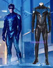 Nightwing Dick Grayson Cosplay Kostium Garnitur Halloween Strój Body Pełny zestaw