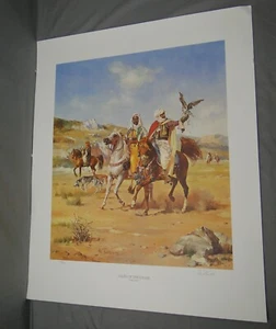 Andre Pater signierte Lithographie Allies of the Chase Limited Edition Arabian Horse - Bild 1 von 6