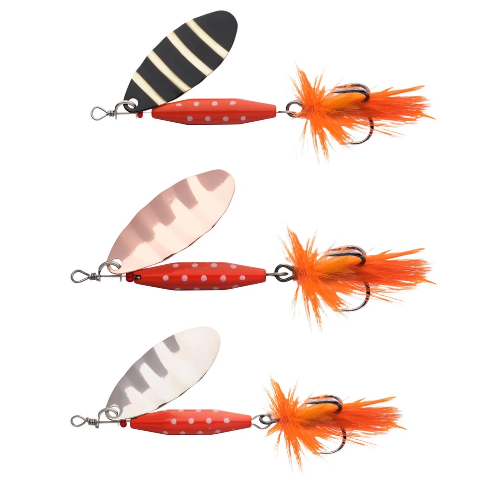 Abu Garcia Reflex Red 7/12/18g alle Farben Spinner Köder Forelle barsch Hecht - Bild 1 von 1