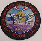 Olympische Winterspiele Salt Lake City Operation Goldmedaille FBI 2002 Aufnäher