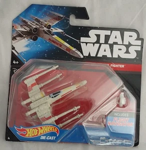 Rare Hot Wheels Star Wars Red 5 X-Wing Fighter W/Flight Navigator - Picture 1 of 2