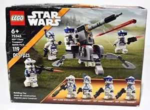 NUOVO! Star Wars 501st CLONE TROOPERS BATTLE PACK nuovo e sigillato 119 pezzi 75345! - Foto 1 di 1